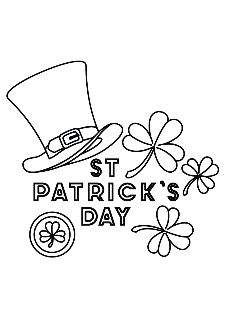 St Patricks Day Coloring Pages for kids