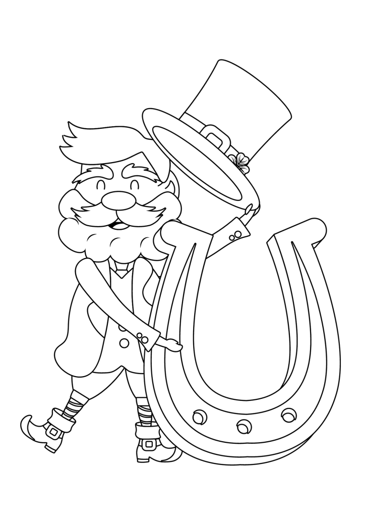 St Patrick's Day Coloring Pages preschool