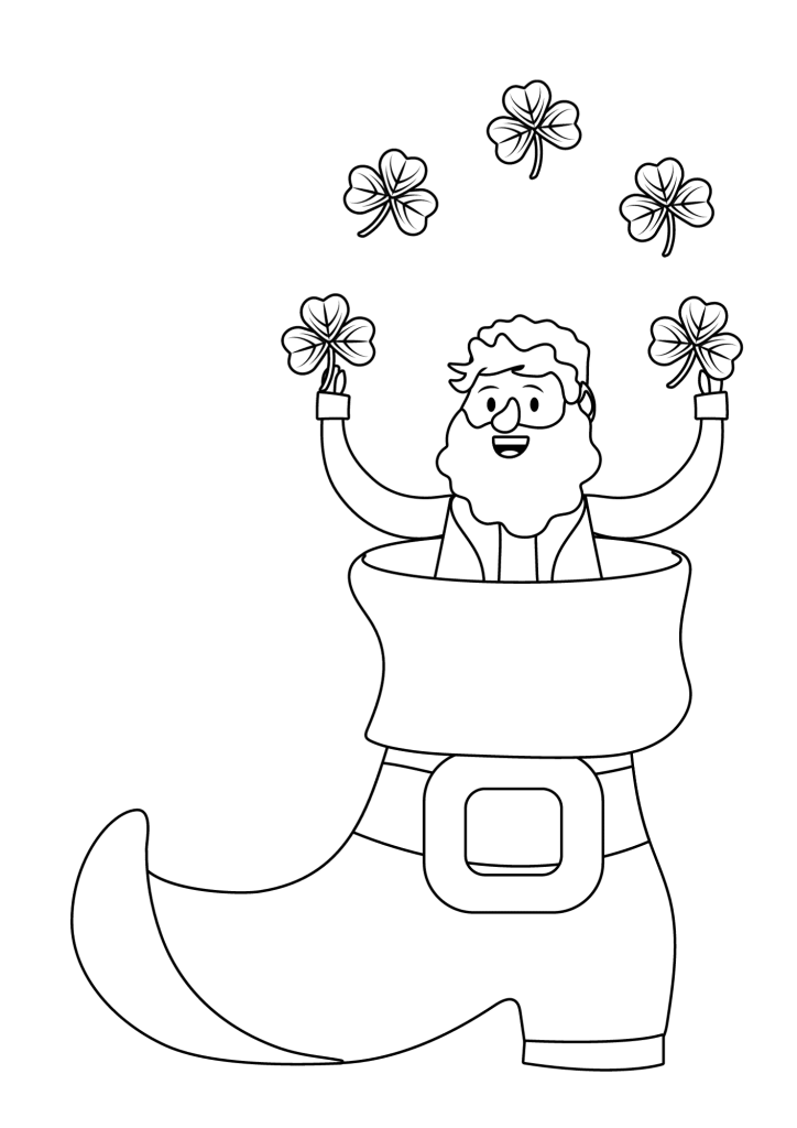 St Patrick's Day Picture For Children Coloring Pages