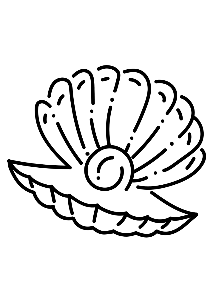 Sweet Oyster Coloring Pages