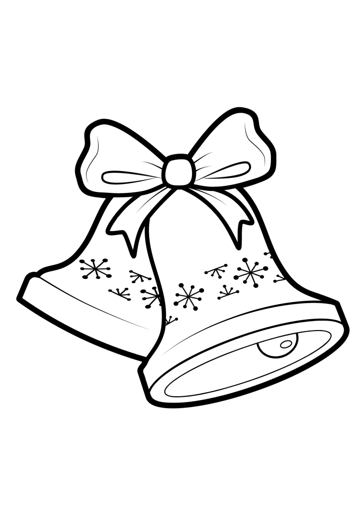 Sweet Christmas Bells Coloring Pages
