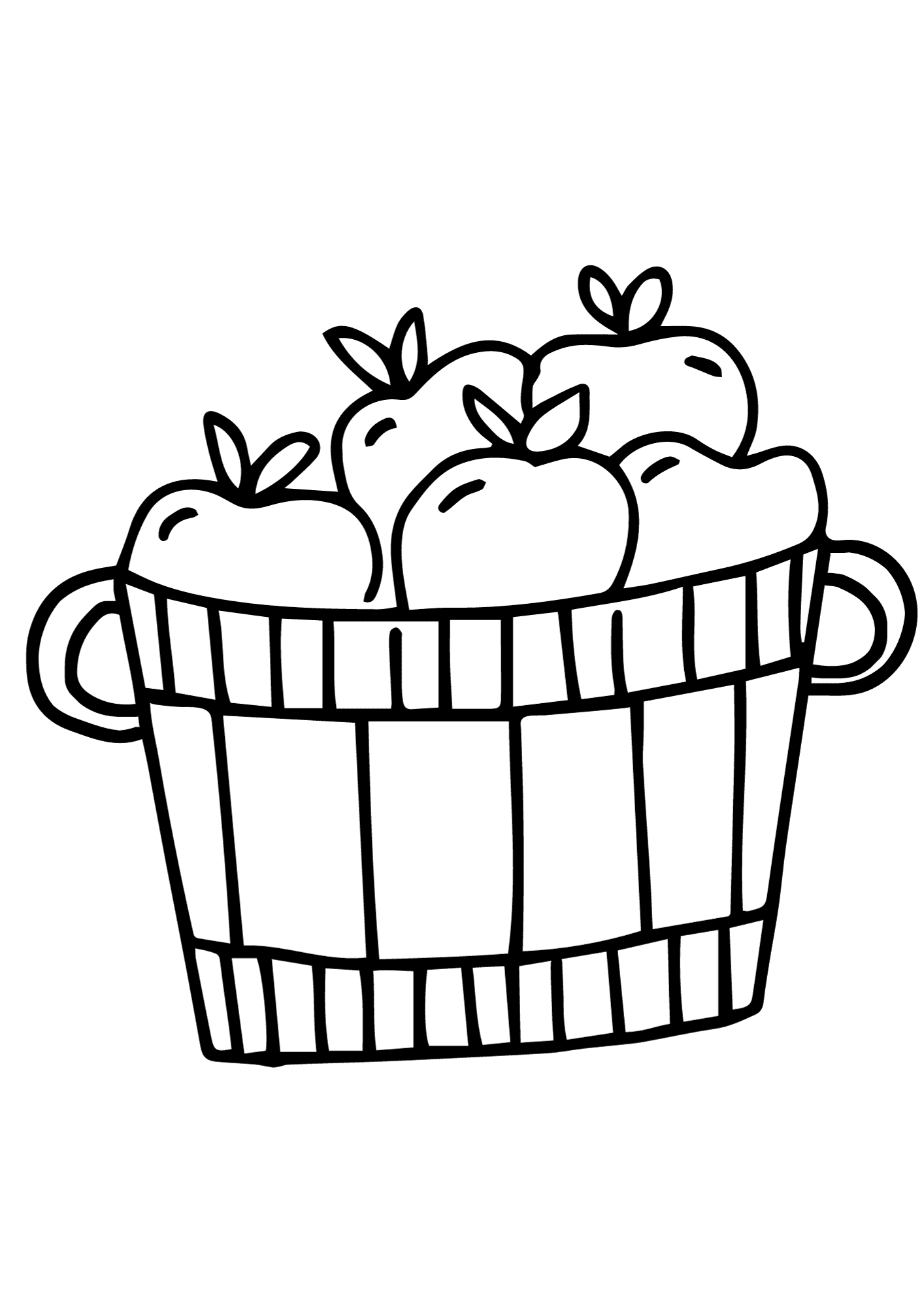 Apples Painting Coloring Pages
