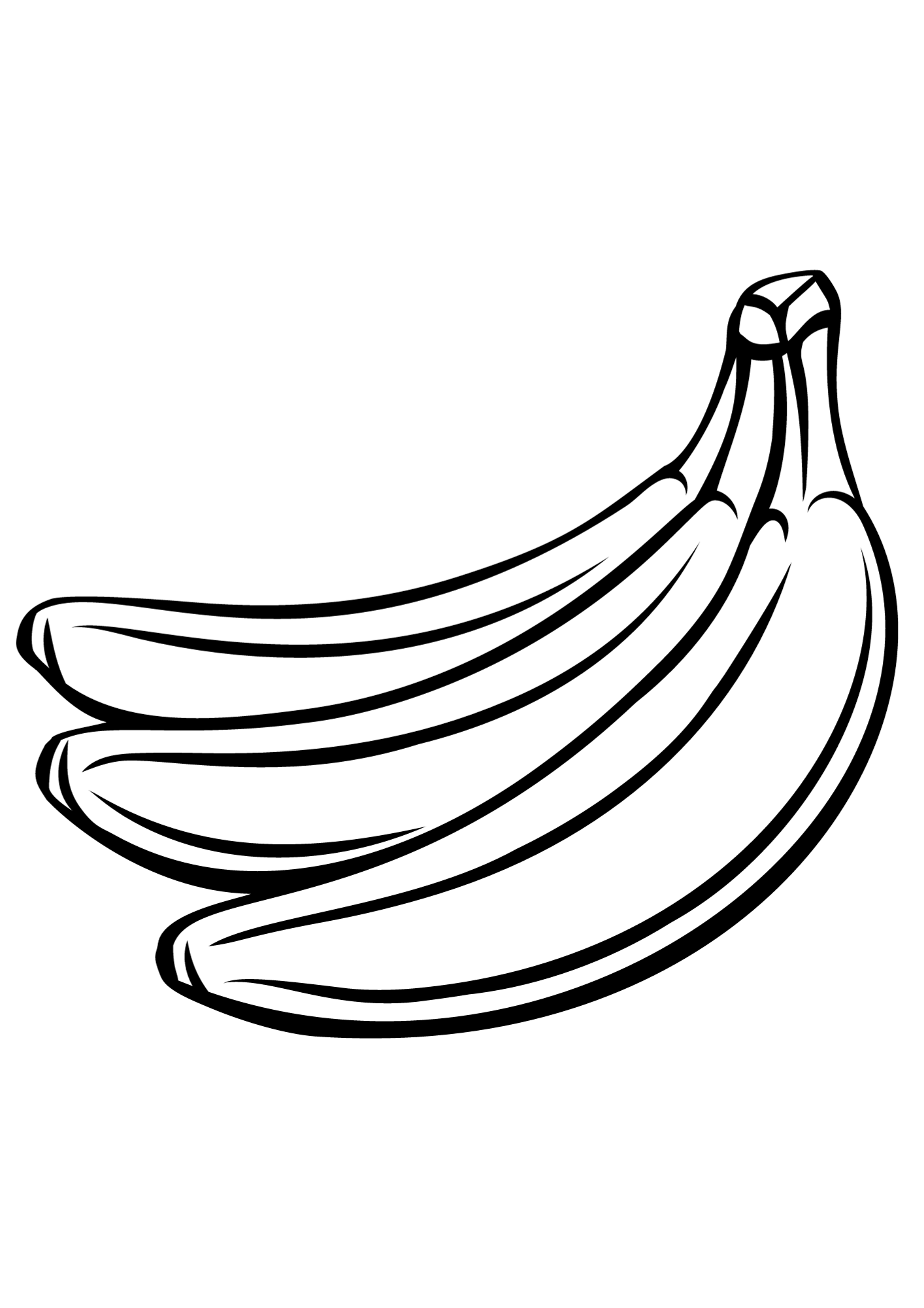 Bananas Free Coloring Pages