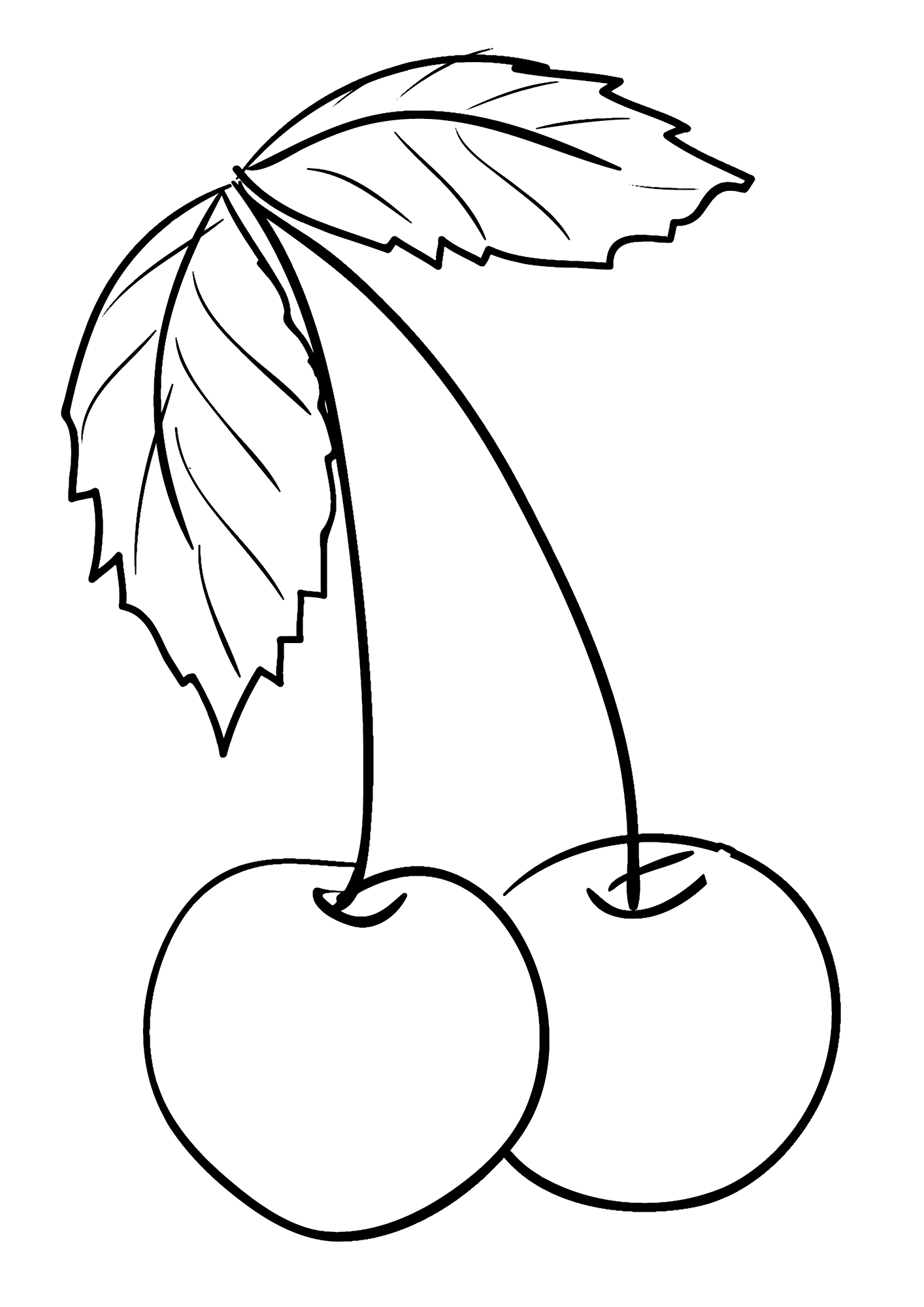 Cherry For Children Coloring Pages