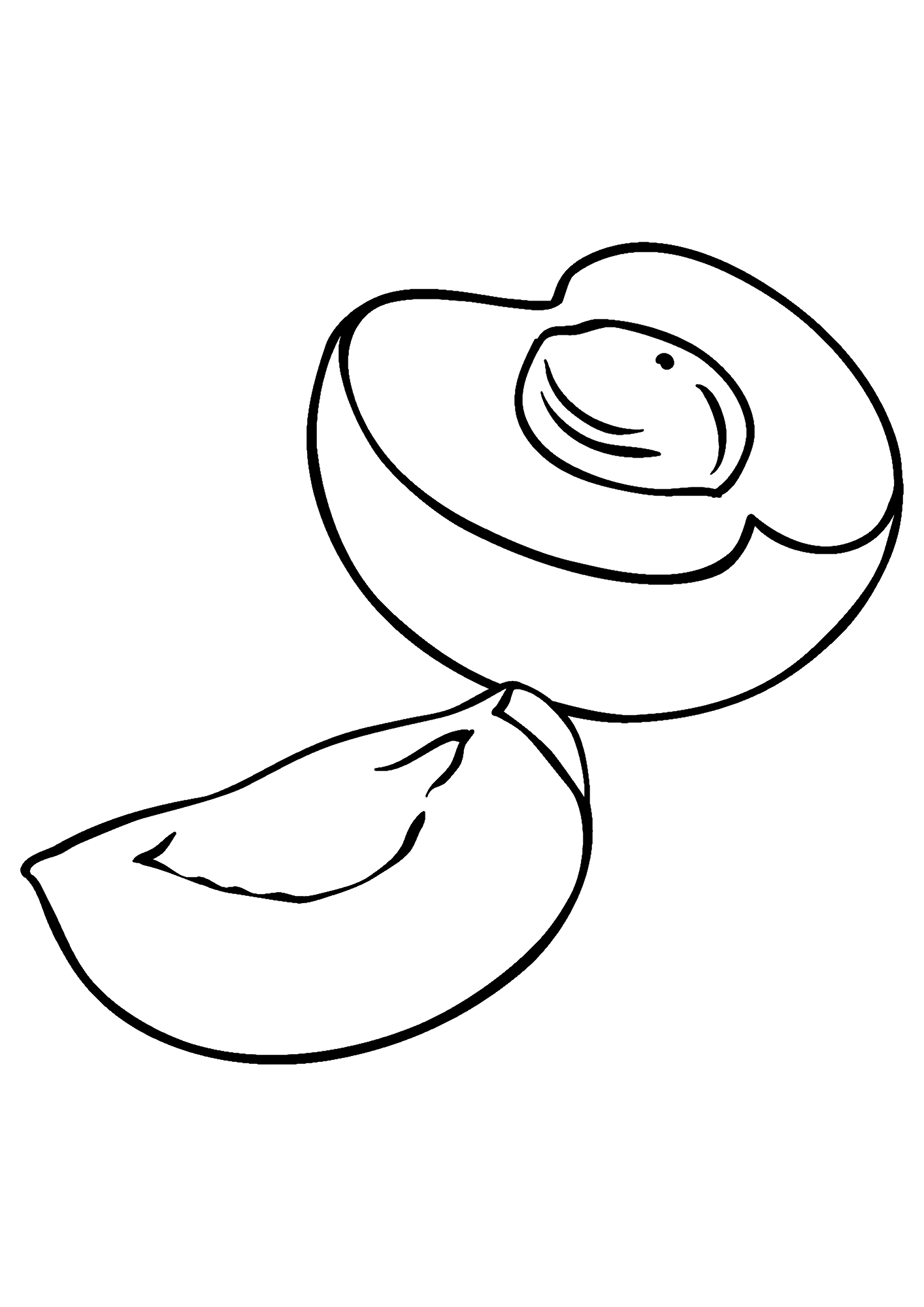 Apricot For Children Coloring Pages