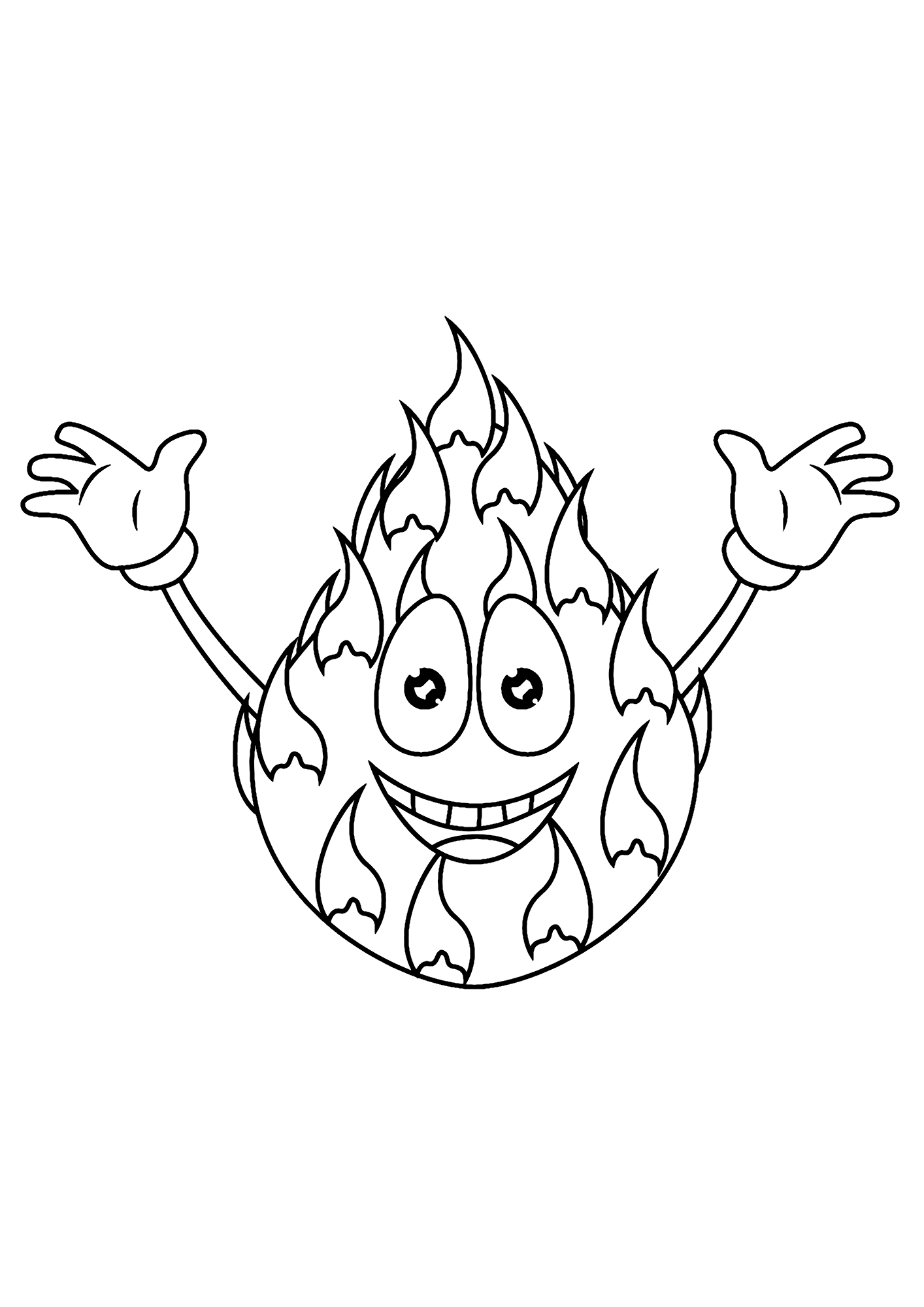 Dragon Cartoon Coloring Pages