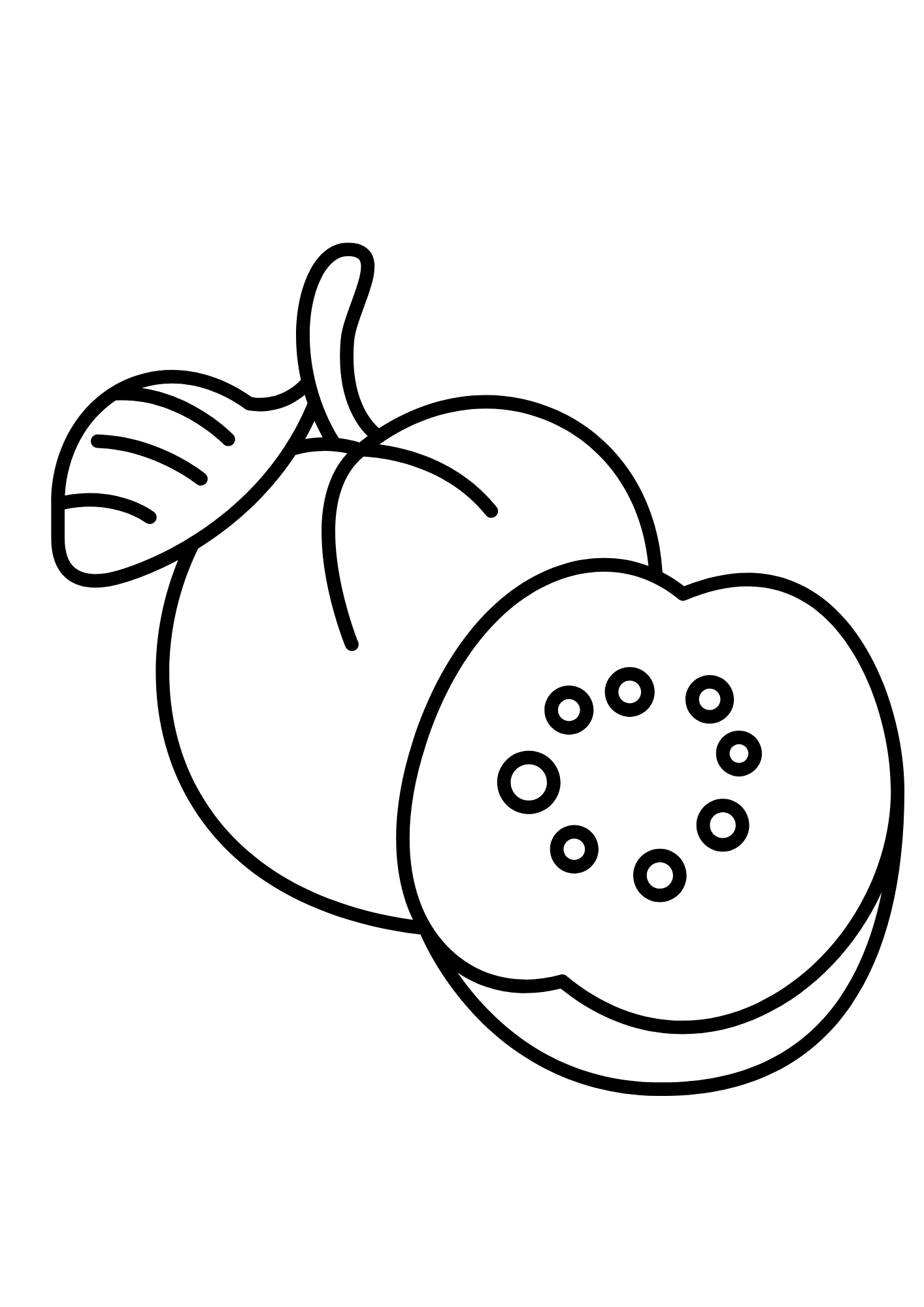 Guavas For Children Coloring Pages