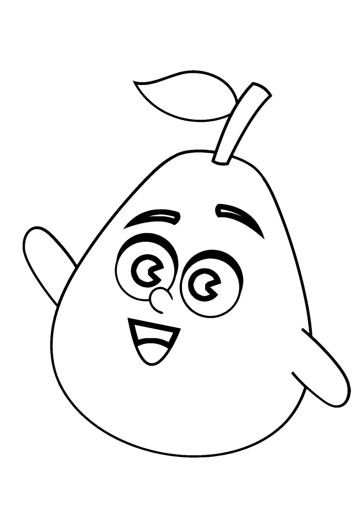 Guavas For Children Image Coloring Pages