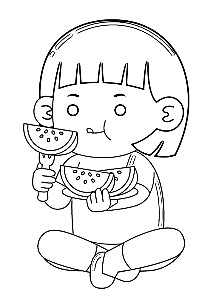 Guavas For Kids Coloring Pages