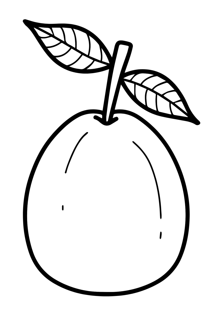 Guavas Painting Coloring Pages