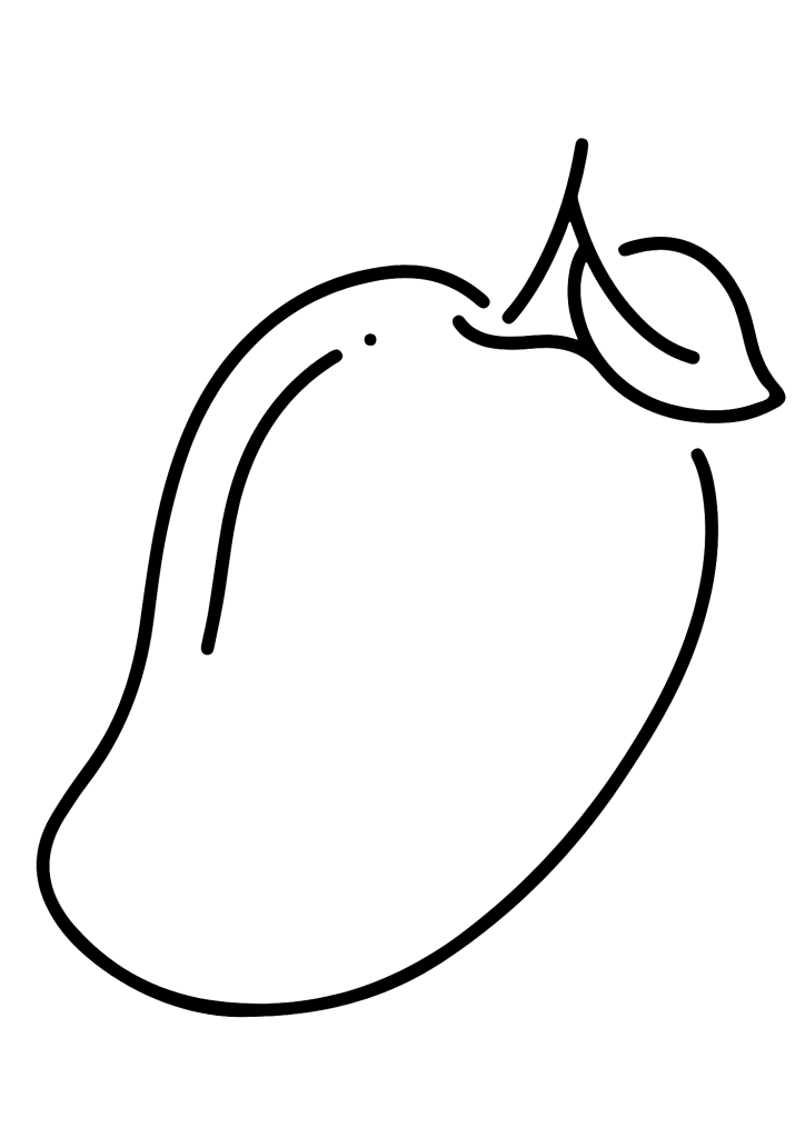 Mango For Children Coloring Pages