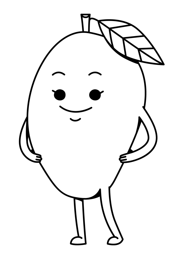 Mango For Kids Coloring Pages