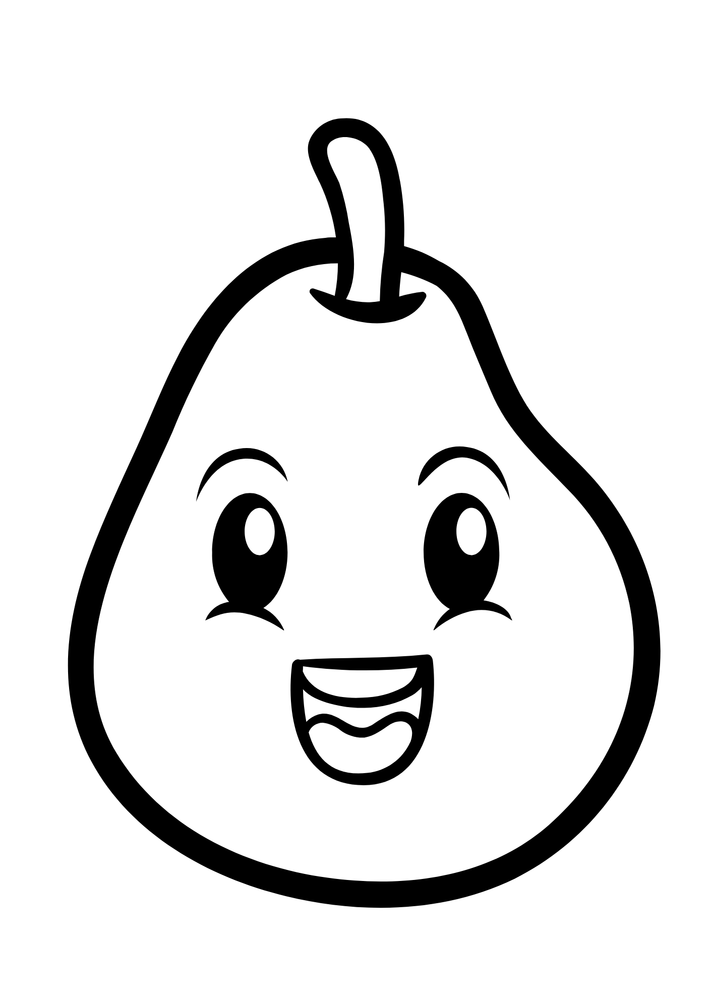 Pear Green Coloring Pages