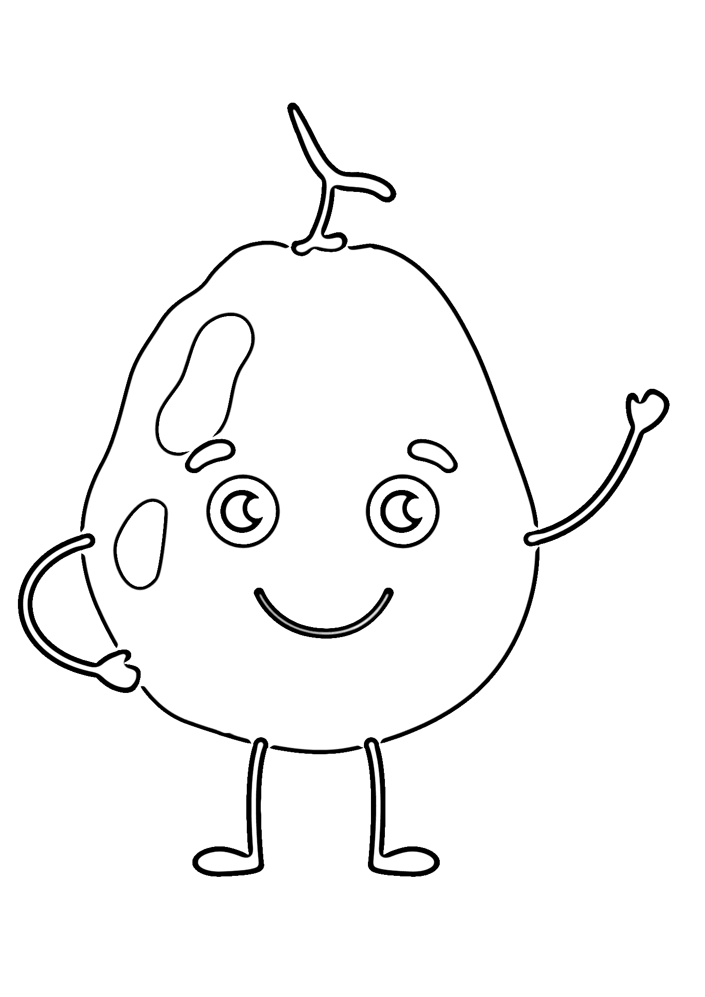 Lovely Guavas Coloring Pages