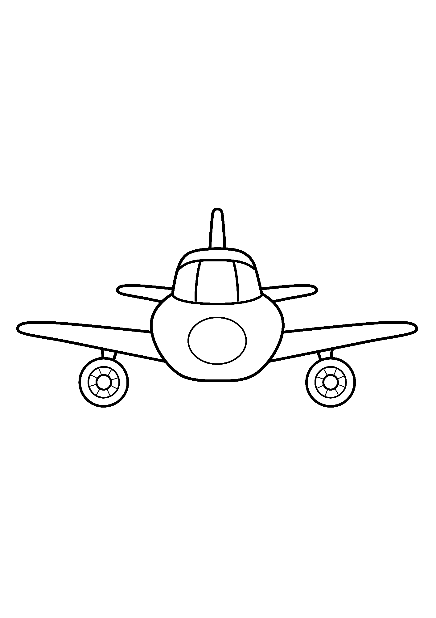 Airplane Painting Coloring Pages
