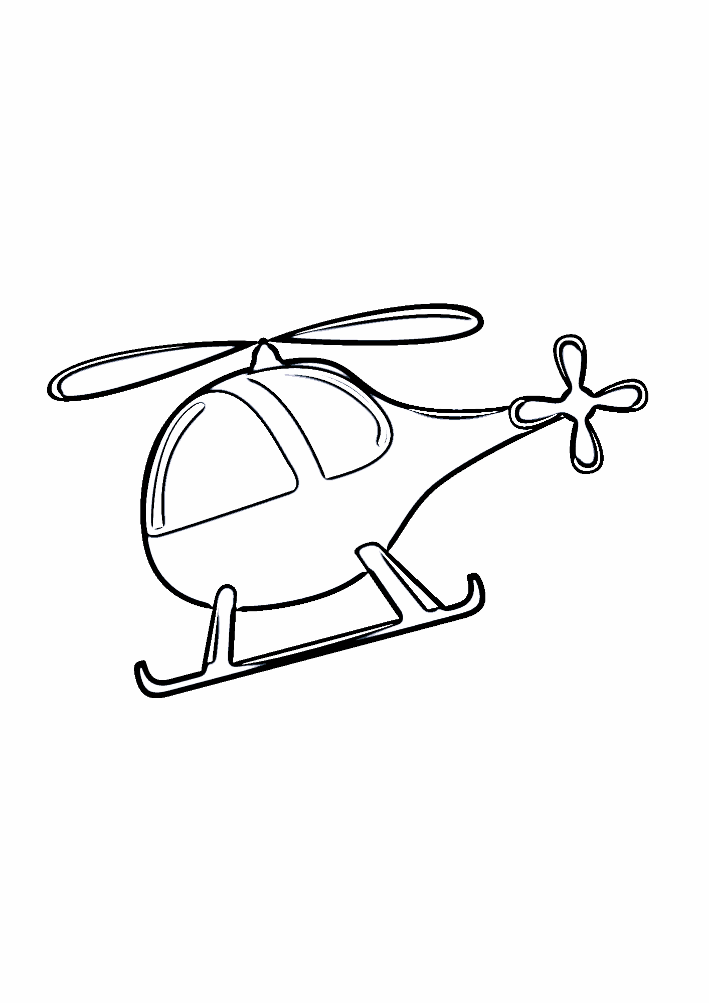 Chelicopter Printable Free for Kid