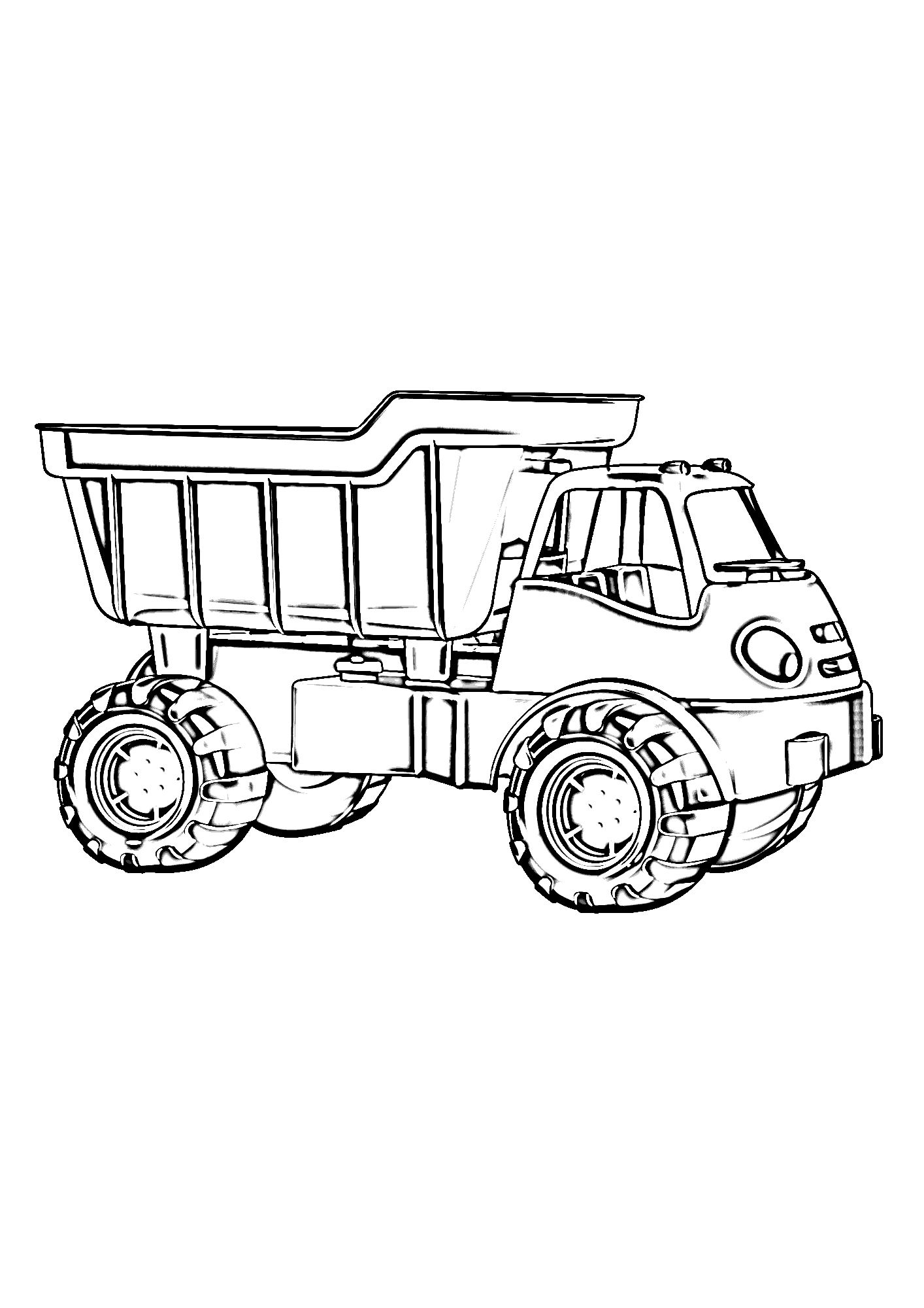Toy truck Coloring Pages