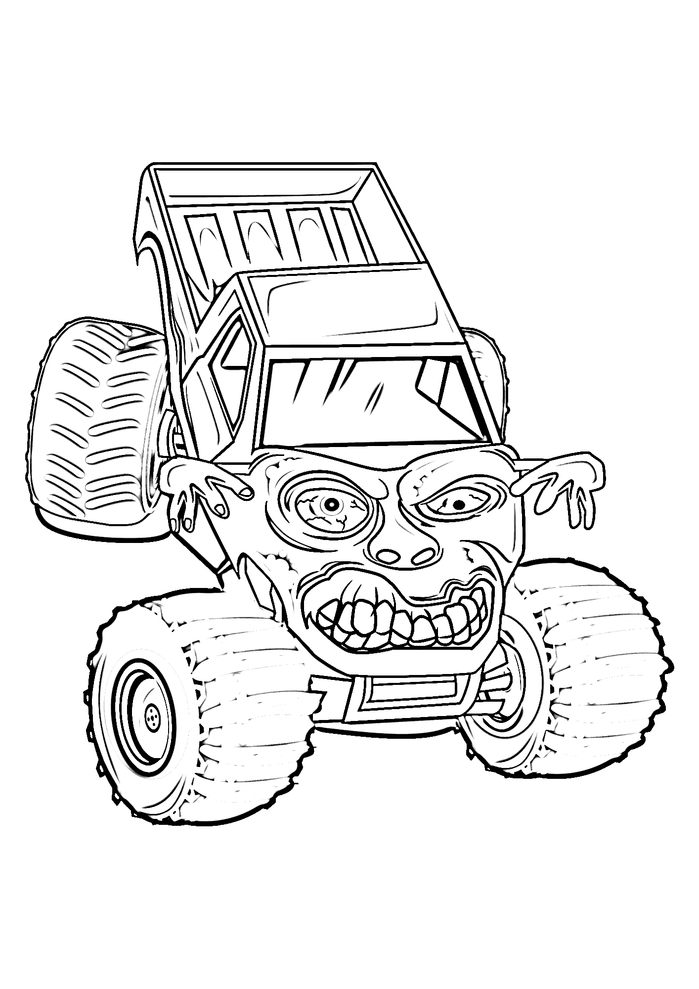 Truck for Children Coloring Pages