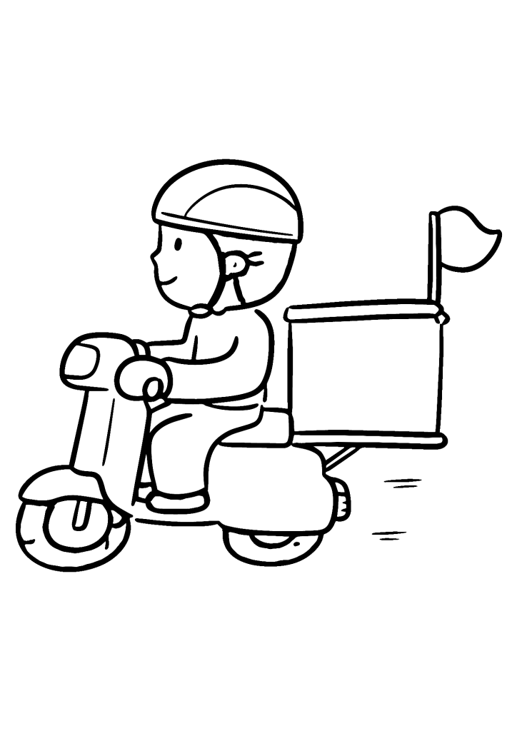 Cool Motorcycle Coloring Pages