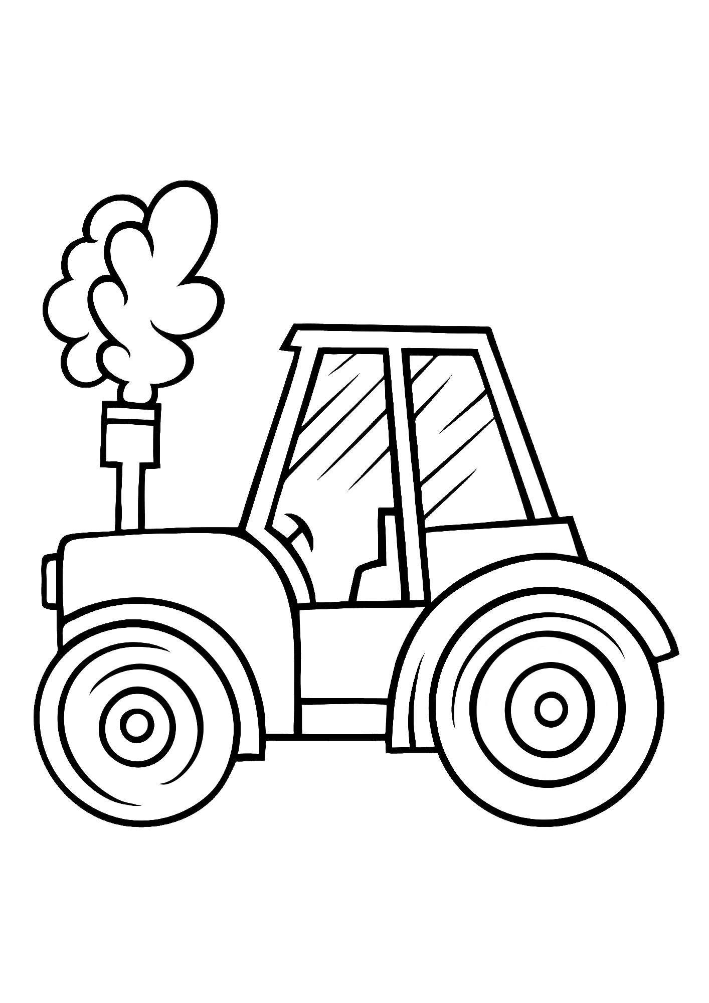 Tractor Image Coloring Pages To Print