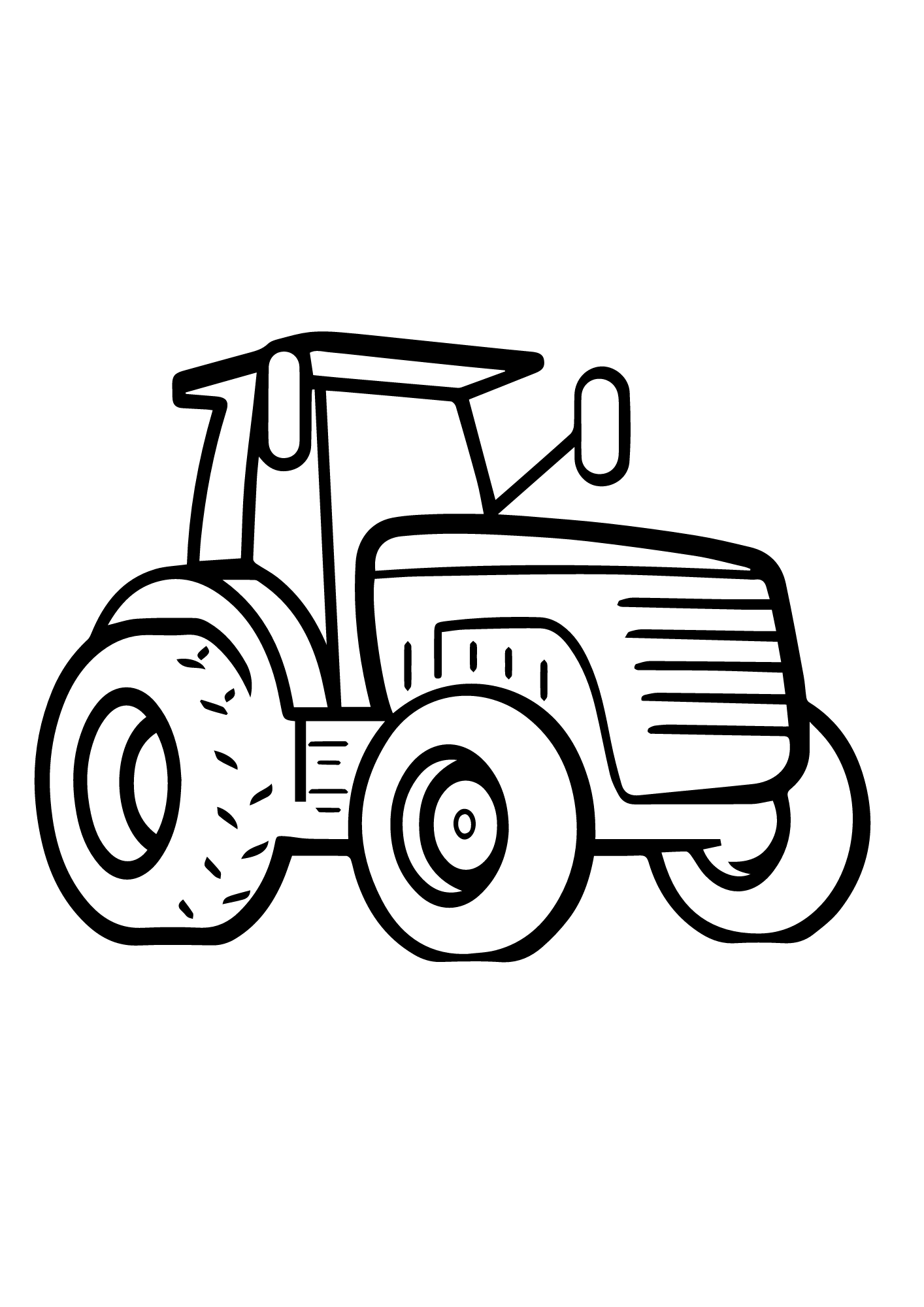 Printable Coloring Pages Tractors