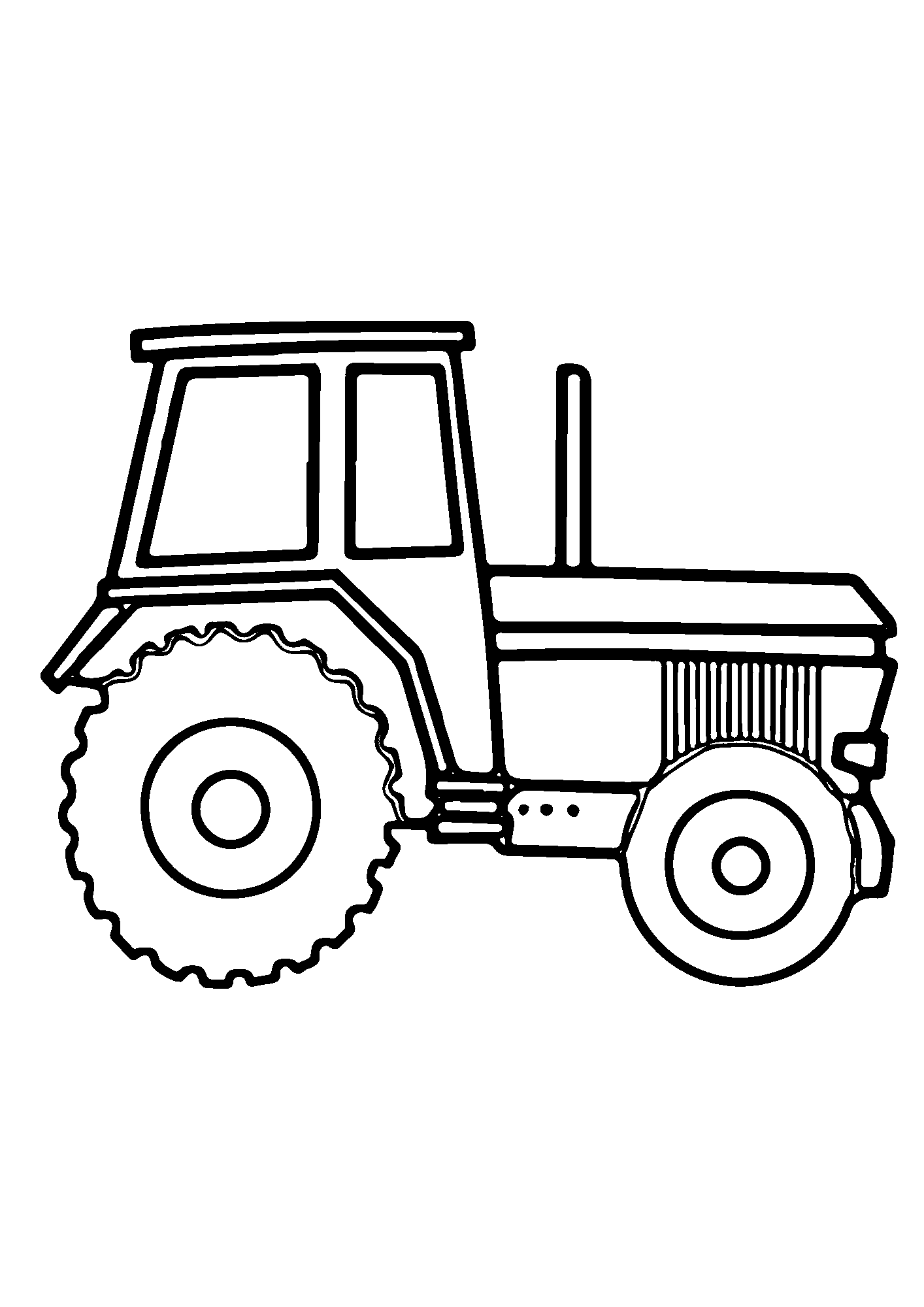 Tractor Printable Coloring Pages