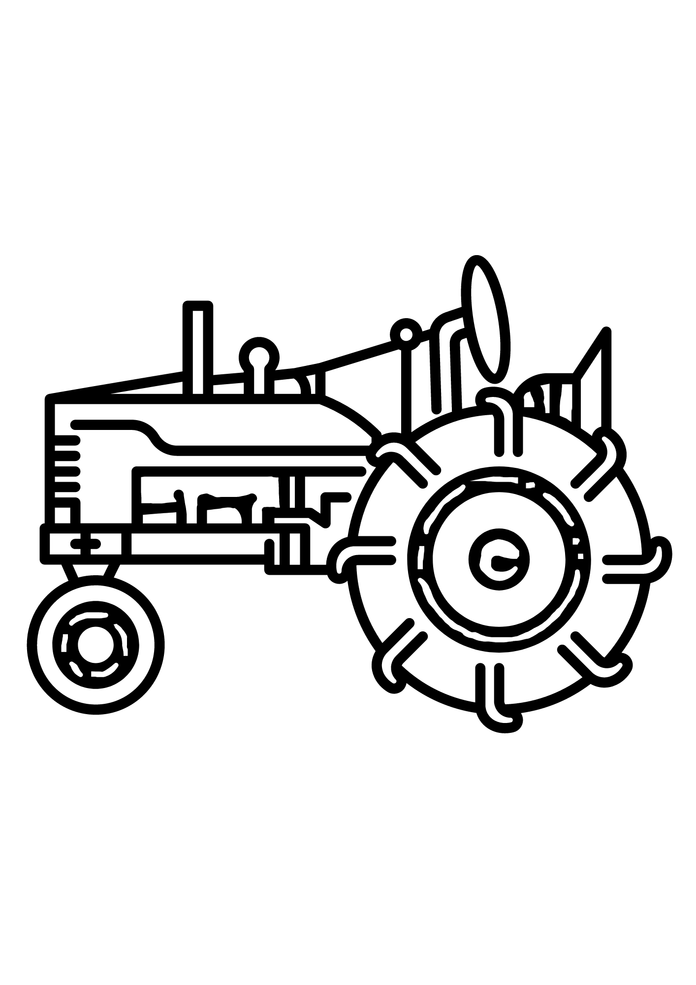 Tractor Trailer Truck Coloring Pages